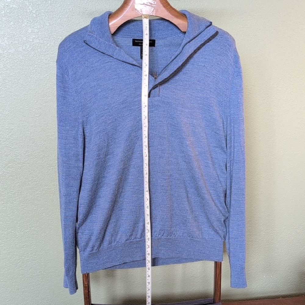 Banana Republic Light Blue Merino Wool Sweater